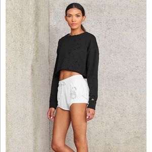 Alo The Crew Distressed Pullover